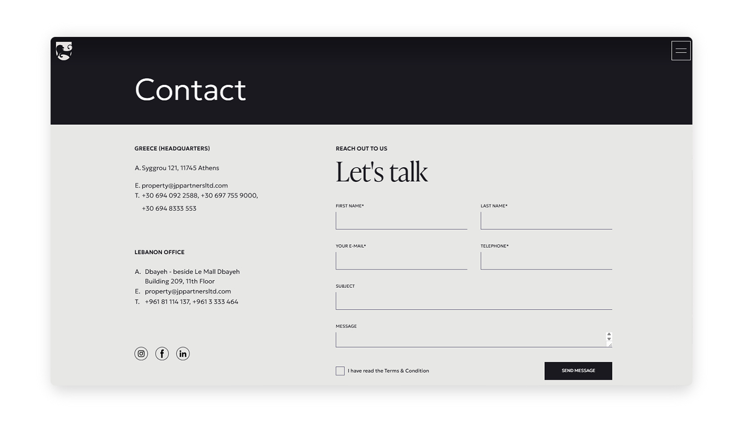 Επικοινωνία ΣΧΕΔΙΑΣΜΟΣ ΚΑΙ ΑΝΑΠΤΥΞΗ ΙΣΤΟΣΕΛΙΔΑΣ