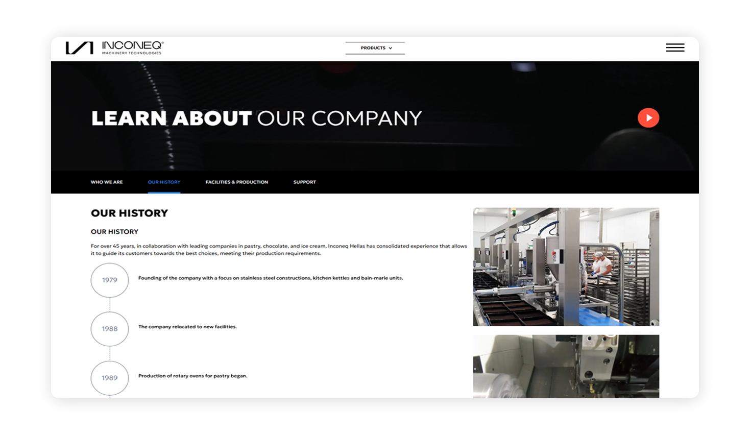 Ποιοι Είμαστε – Σελίδα Ιστορία ΣΧΕΔΙΑΣΜΟΣ ΚΑΙ ΑΝΑΠΤΥΞΗ ΙΣΤΟΣΕΛΙΔΑΣ