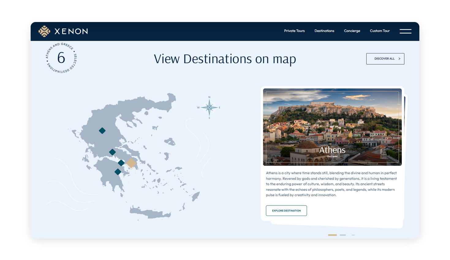 Αρχική σελίδα - Προβολή προορισμών στον χάρτη ΣΧΕΔΙΑΣΜΟΣ ΚΑΙ ΑΝΑΠΤΥΞΗ ΙΣΤΟΣΕΛΙΔΑΣ