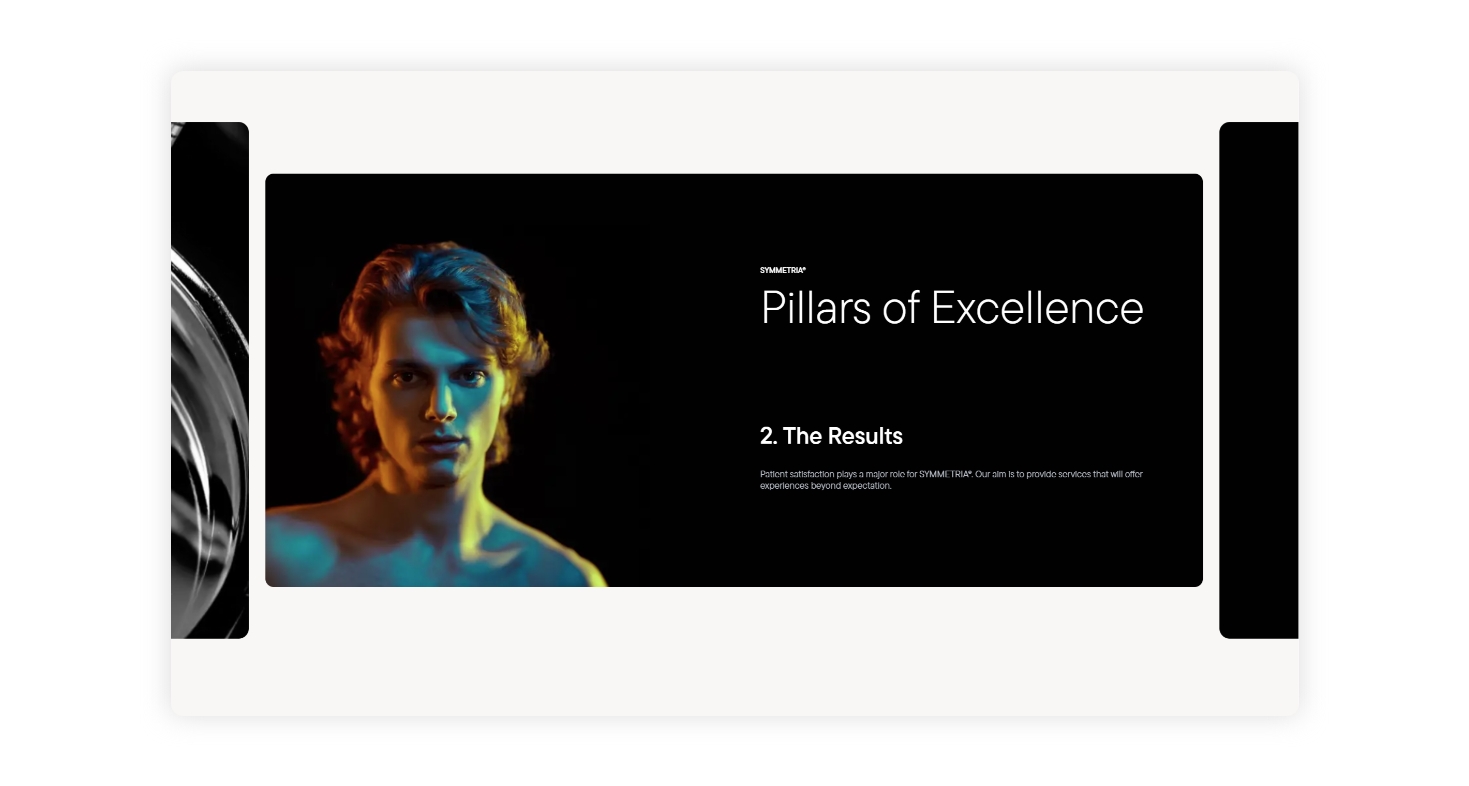 Pillars of Excellence Horizontal tabs WEB DESIGN AND DEVELOPMENT