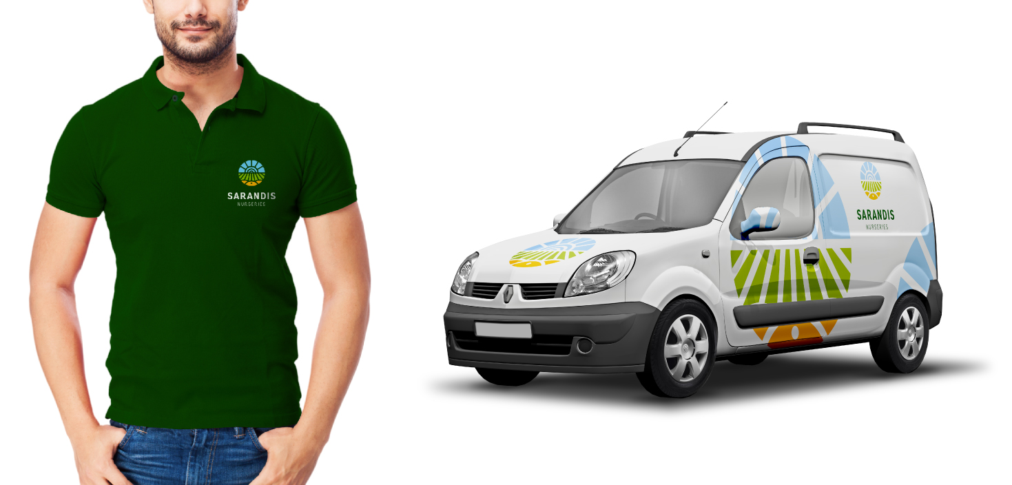 The logo in "real life" LOGO DESIGN