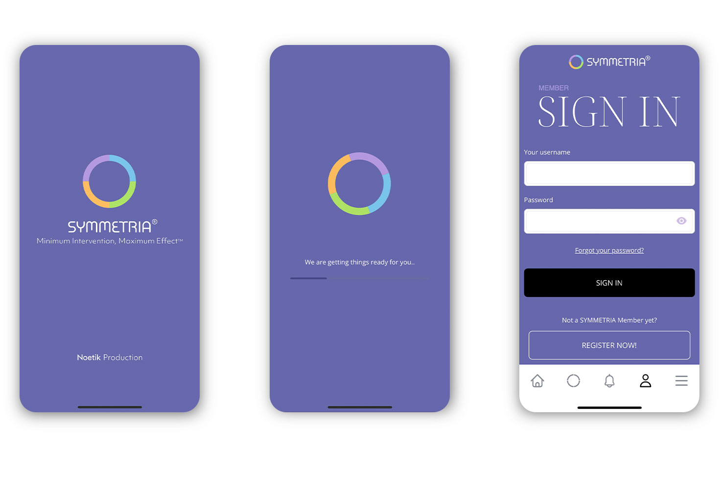 MOBILE APPLICATION DESIGN AND DEVELOPMENT SYMMETRIA® mobile app