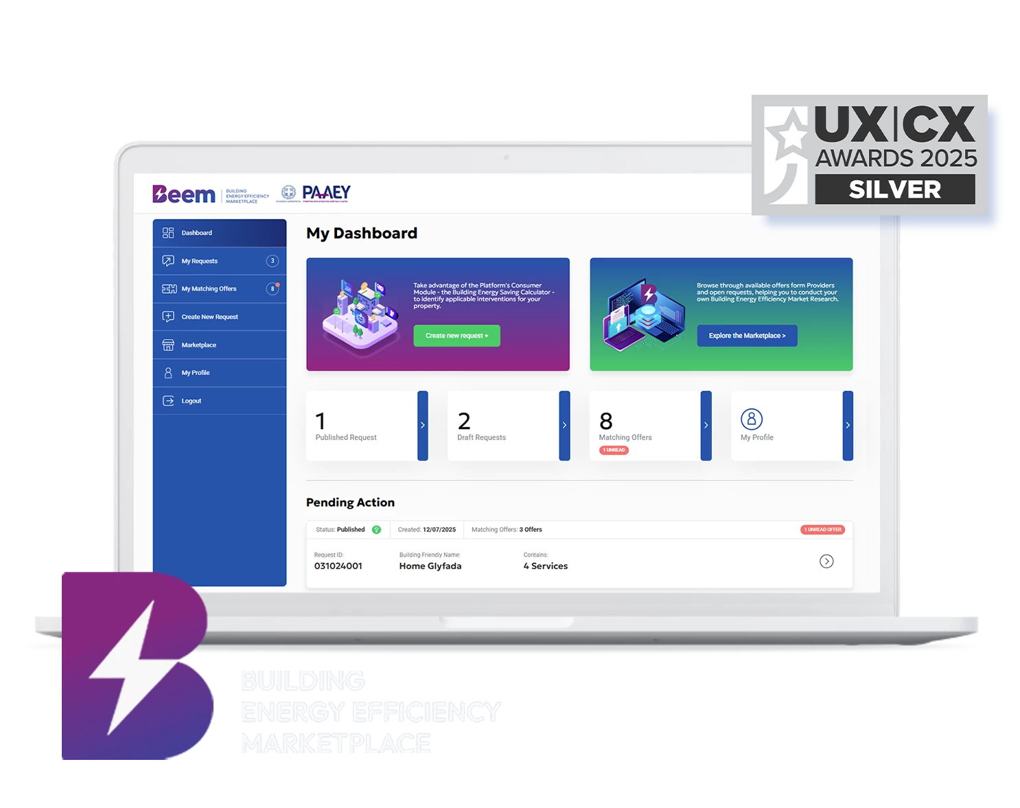 ΑΝΑΠΤΥΞΗ ΛΟΓΙΣΜΙΚΟΥ - Building Energy Efficiency Marketplace (ΒΕΕΜ)