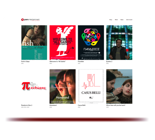 ΣΧΕΔΙΑΣΜΟΣ ΚΑΙ ΑΝΑΠΤΥΞΗ ΙΣΤΟΣΕΛΙΔΑΣ - Pan entertainment website