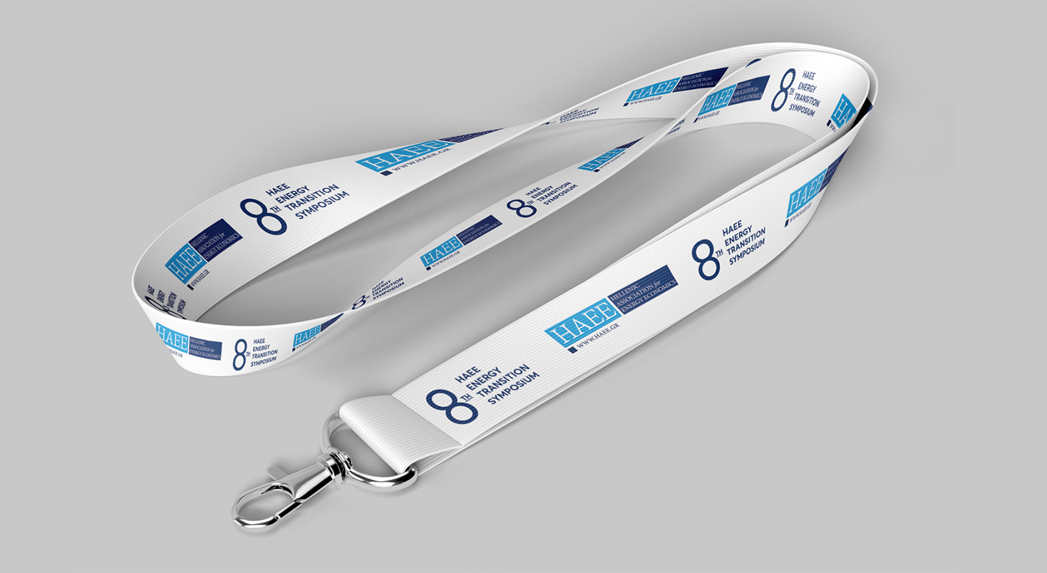 Διαφημιστικό Lanyard για το 8th Energy Transition Symposium της HAEE ΓΡΑΦΙΣΤΙΚΟΣ ΣΧΕΔΙΑΣΜΟΣ ΓΙΑ ΣΥΝΕΔΡΙΑ