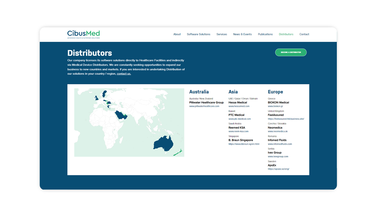 Διανομείς Ιατρικών Συσκευών ΣΧΕΔΙΑΣΜΟΣ ΚΑΙ ΑΝΑΠΤΥΞΗ ΙΣΤΟΣΕΛΙΔΑΣ