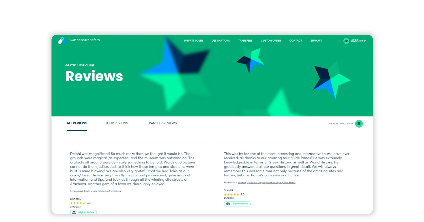 Η σελίδα με τις αξιολογήσεις ΣΧΕΔΙΑΣΜΟΣ ΚΑΙ ΑΝΑΠΤΥΞΗ ΙΣΤΟΣΕΛΙΔΑΣ