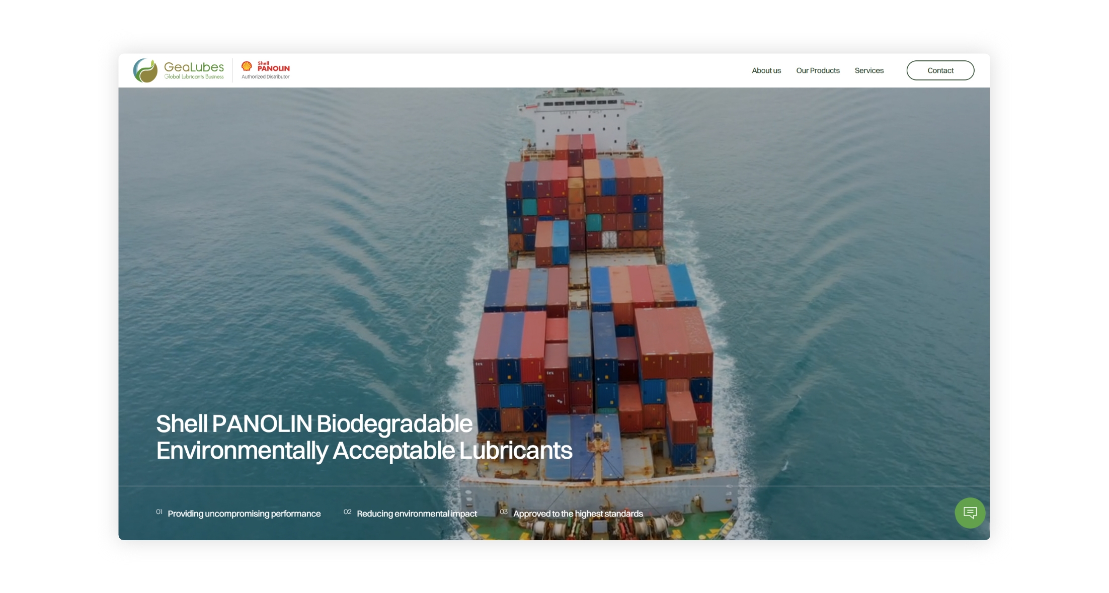 View of the homepage WEB DESIGN AND DEVELOPMENT