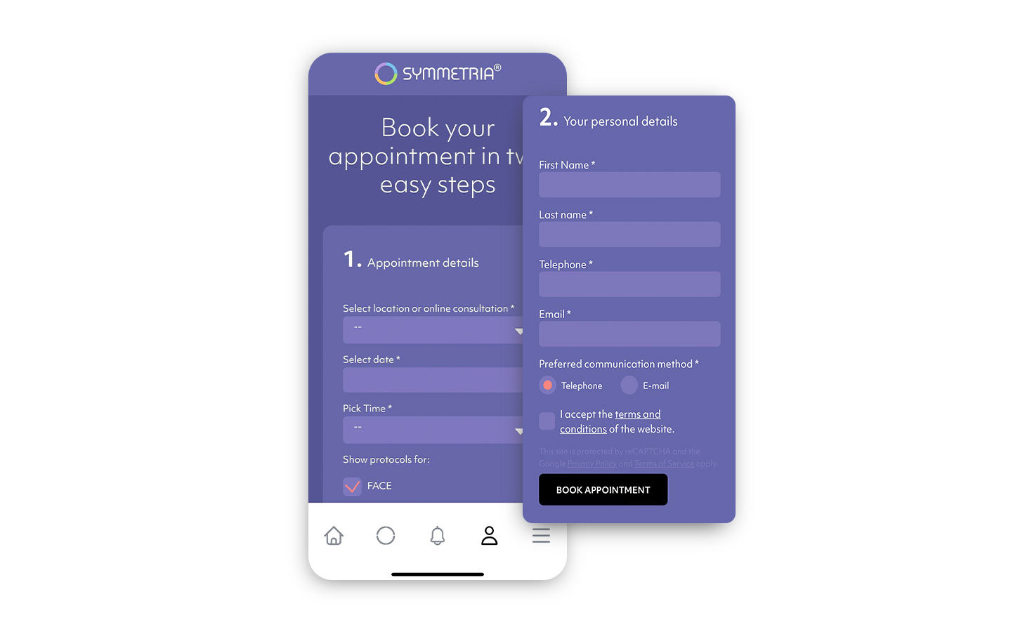MOBILE APPLICATION DESIGN AND DEVELOPMENT SYMMETRIA® mobile app