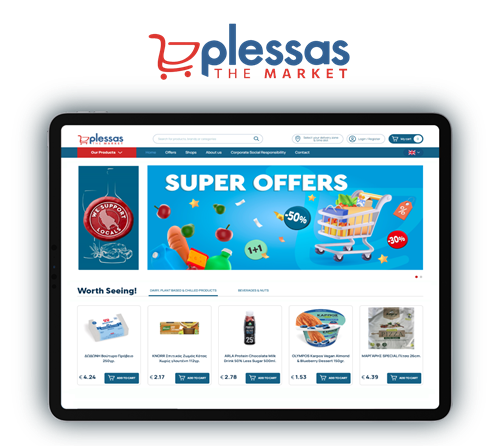 ΣΧΕΔΙΑΣΜΟΣ ΚΑΙ ΑΝΑΠΤΥΞΗ E-SHOP - Plessas The Market