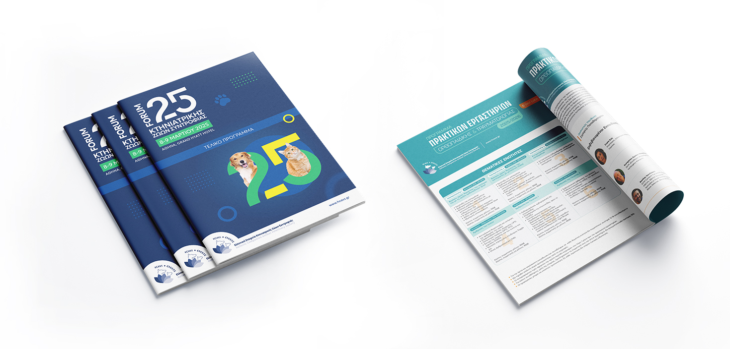 Ενημερωτικά φυλλάδια και αναλυτικό πρόγραμμα του FORUM 25' ΓΡΑΦΙΣΤΙΚΟΣ ΣΧΕΔΙΑΣΜΟΣ ΓΙΑ ΣΥΝΕΔΡΙΑ