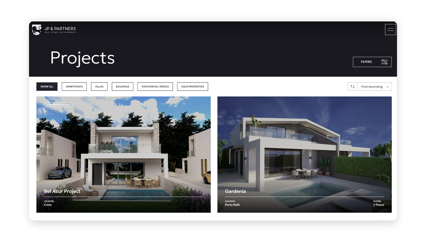 Η σελίδα έργων της εταιρείας ΣΧΕΔΙΑΣΜΟΣ ΚΑΙ ΑΝΑΠΤΥΞΗ ΙΣΤΟΣΕΛΙΔΑΣ