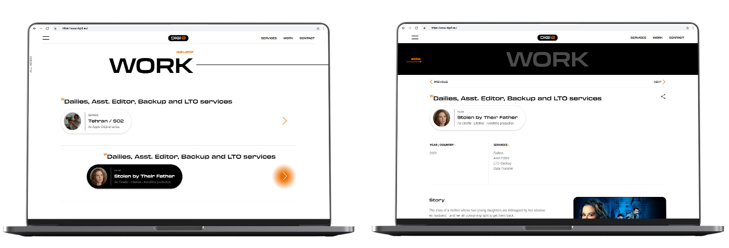 Τα έργα όπως φαίνονται στη σχετική ενότητα ΣΧΕΔΙΑΣΜΟΣ ΚΑΙ ΑΝΑΠΤΥΞΗ ΙΣΤΟΣΕΛΙΔΑΣ