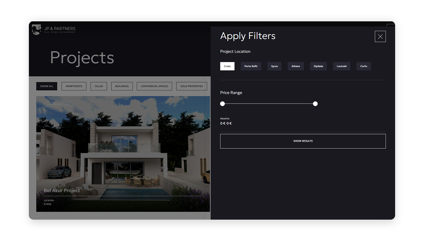 Projects - Φίλτρα ΣΧΕΔΙΑΣΜΟΣ ΚΑΙ ΑΝΑΠΤΥΞΗ ΙΣΤΟΣΕΛΙΔΑΣ