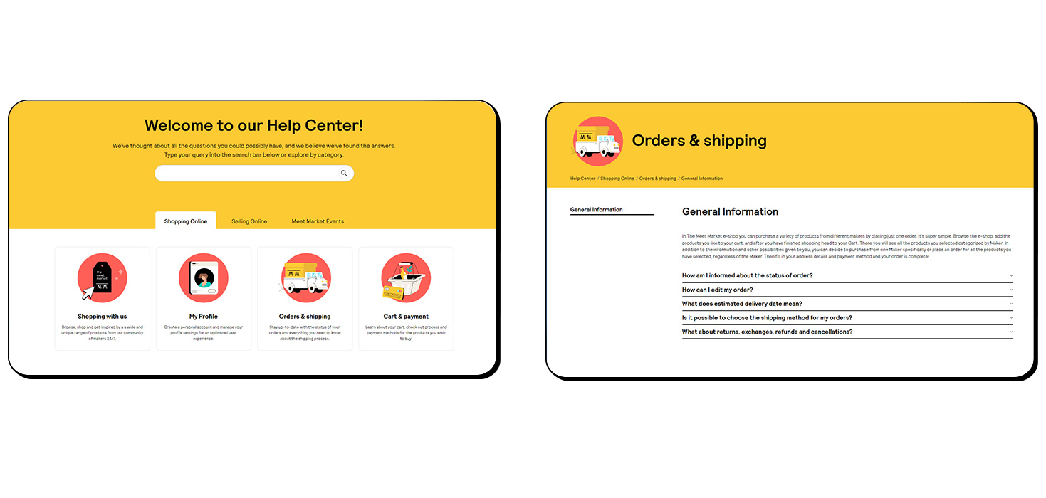 Help Center Page ΣΧΕΔΙΑΣΜΟΣ ΚΑΙ ΑΝΑΠΤΥΞΗ E-SHOP