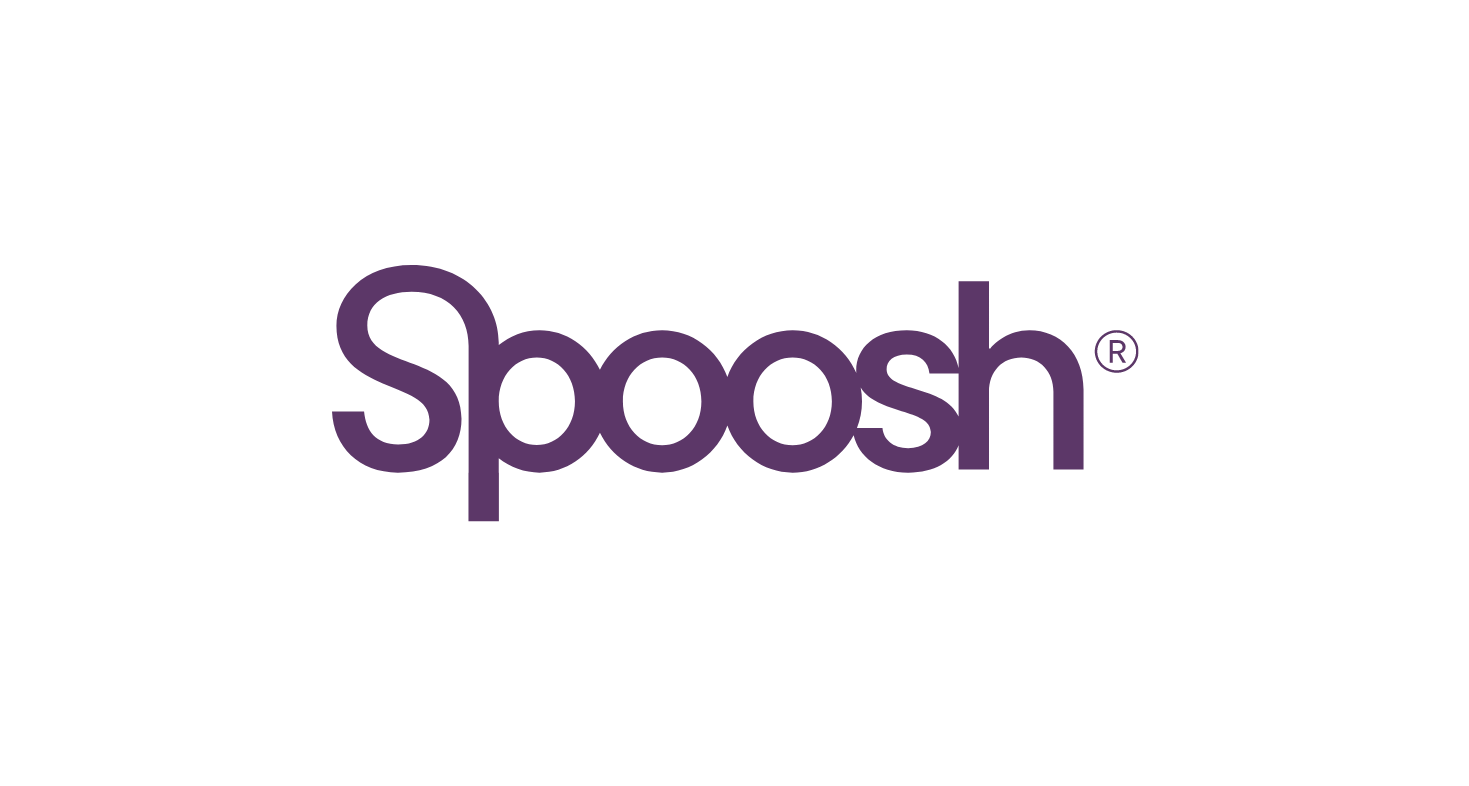 Τελικός σχεδιασμός έγχρωμου λογότυπου "Spoosh" ΓΡΑΦΙΣΤΙΚΟΣ ΣΧΕΔΙΑΣΜΟΣ